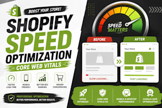 optimize shopify speed and fix core web vitals