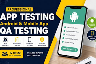 testyour android and mobile app with professional QA testing