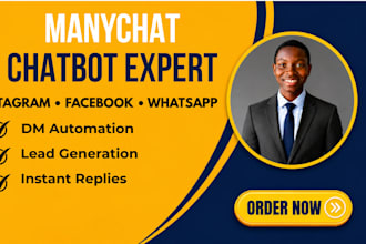 automate instagram facebook messenger whatsapp with manychat