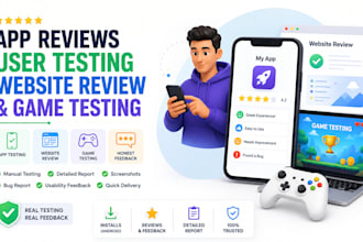test your app, website or game and provide app  reviews and user feedback