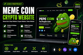 do meme coin website pepe website crypto website and  coin website