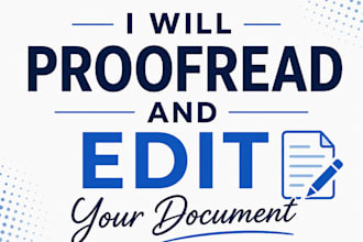 proofread and edit your document