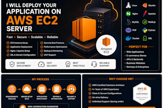 deploy your application on an AWS ec2 server