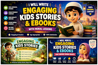 write engaging kids stories and ebooks