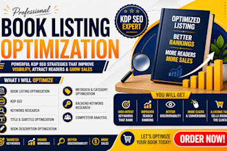 optimize your amazon KDP book for better rankings