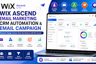 setup wix ascend email marketing wix crm automation workflow wix email campaign
