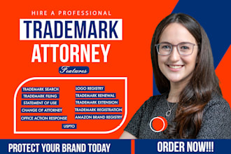 be US and non US licensed trademark registration attorney, office action