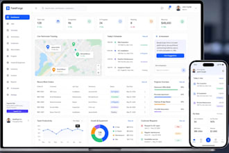 build field service ai driven software for saas platform, construction ap