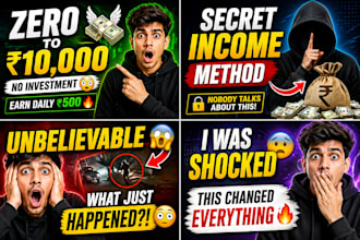 create professional youtube thumbnails