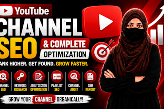 do youtube channel SEO and complete channel optimization