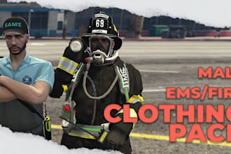 create fivem custom clothing eup packs ems fivepd
