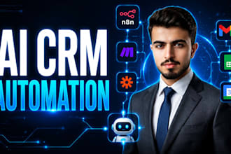 build ai CRM and lead management automation using n8n