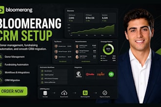 setup bloomerang crm donor management fundraising automation migration