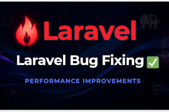 fix laravel bugs, errors and backend issues