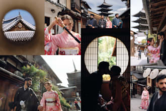 be your cinematic photographer in kyoto, osaka or nara