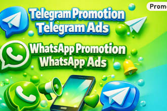 telegram promotion telegram ads and whatsapp promotion whatsapp ads