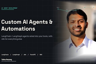 build custom ai agents and automations