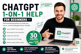 help you learn chatgpt with 1 on 1 support