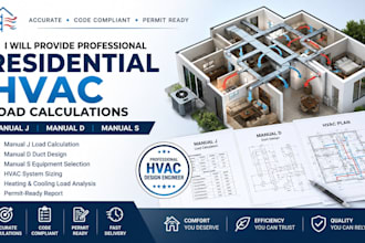 provide professional residential hvac load calculations