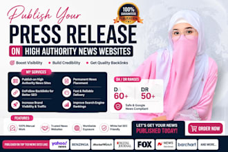 publish your press release on high authority news websites