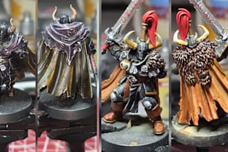 3d model print and paint action figure warhammer miniature anime figurine stl