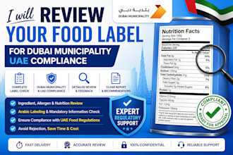 review your food label for uae fanz compliance