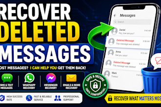 professional recover deleted photos, videos, and messages from any app or device
