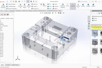 design plastic enclosure, sheet metal, cnc machining, dfm analysis, cad assembly