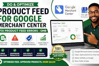 do optimize product feed for google merchant center fix product feed errors gmb