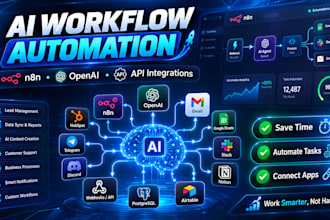 build ai workflow automation with n8n, openai, and apis