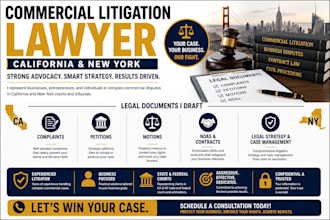 commercial litigation lawyer in california ny for complaints,petition,motion,nda