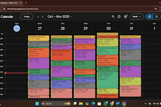 professionally manage your google calendar and appointments