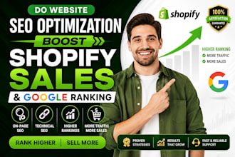 do website seo optimization boost shopify sale google ranking