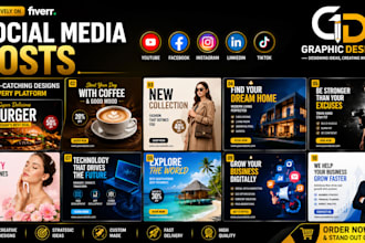 design  thumbnails facebook ads and social media posts