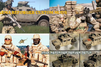 do arma reforger server setup, arma reforger weapons, map creation, arma mod