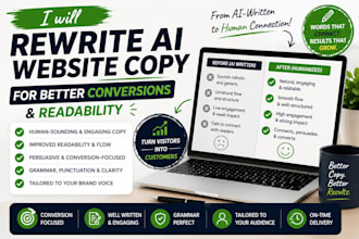 rewrite ai website copy for better conversions and readability