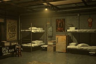 create 3d environment level design 3d game environment unreal engine game art