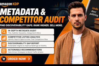 audit amazon KDP book metadata and competitor listings for discoverability gaps