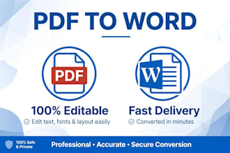 convert pdf to editable word with same formatting and translate