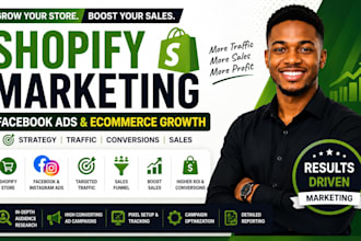doshopify marketing, facebook ads and boost shopify sales