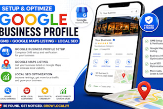 setup gmb profile, google maps listing and local SEO