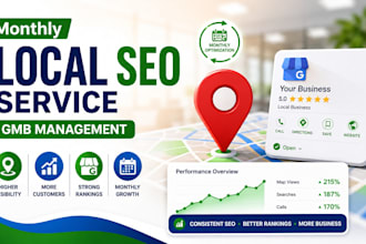 do monthly local SEO service and gmb optimization