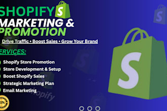 boost shopify store sales shopify promotion ecommerce marketing or dropshipping