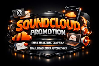 soundcloud promotion email marketing campaign, email newsletter automations