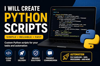 create a simple python script for your task