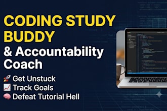 be your coding study buddy and accountability mentor