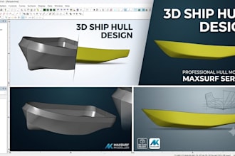 do 3d ship, boat hull design and surface modeling in maxsurf
