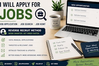 apply for jobs, job application, job search, job hunt job app by reverse recruit