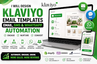klaviyo email templates klaviyo email SMS flow klaviyo whatsapp automation