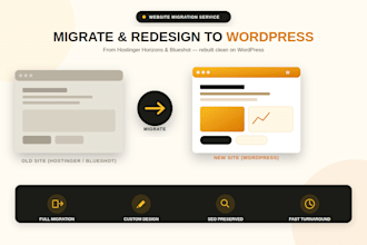 migrate redesign your hostinger horizon website  blueshot to wordpress migration